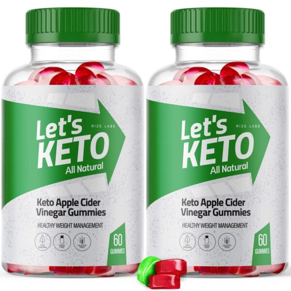 Gomitas Lets Keto vinagre manzana paquete doble 120 unidades