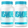 Frasco NutraVibe Visamore cápsulas frente