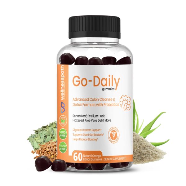Go-Daily gomitas probióticas para limpieza de colon y desintoxicación