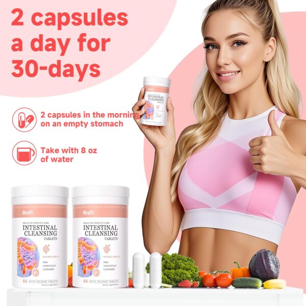 Cápsulas detox para salud digestiva y energía mejorada