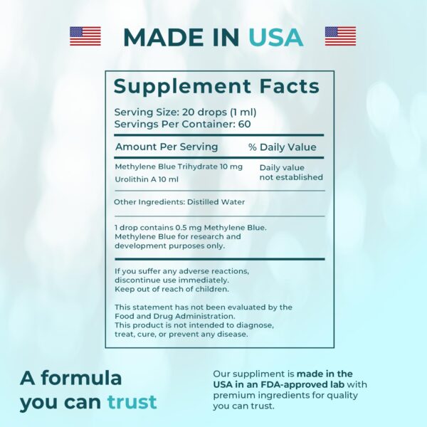 Vista superior del producto Blue Urolin + The One Healer para salud y energía