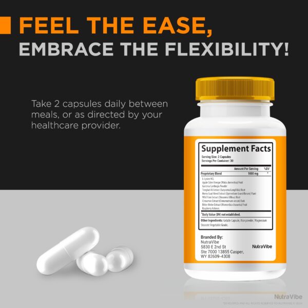 Version 1.0.0 Capsulas NutraVibe Feilaira fórmula natural fortalecer articulaciones