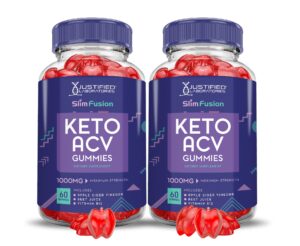 Slim Fusion Keto ACV gomitas paquete 2 120 unidades veganas