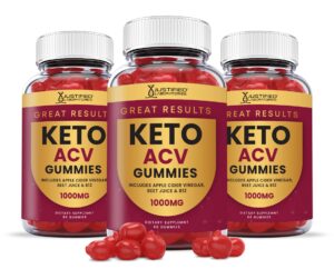 Paquete de 3 Great Results Keto ACV Gummies gominolas de vinagre de sidra