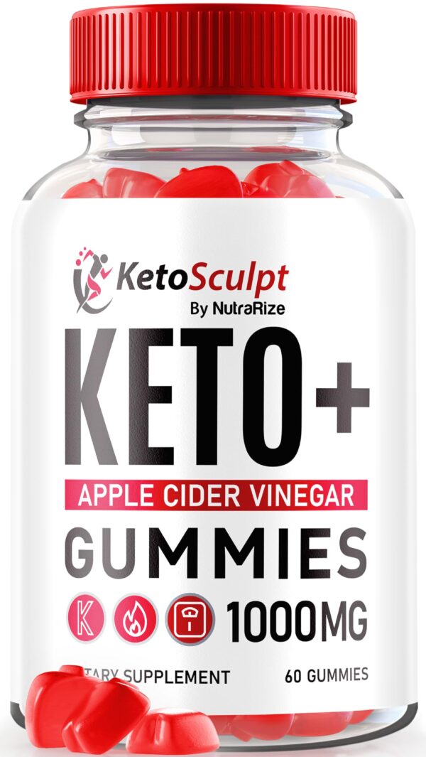 Gomitas Ketosculpt Keto ACV paquete frontal