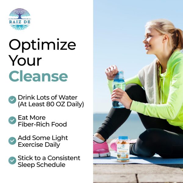 Raiz DE detox etiqueta lateral