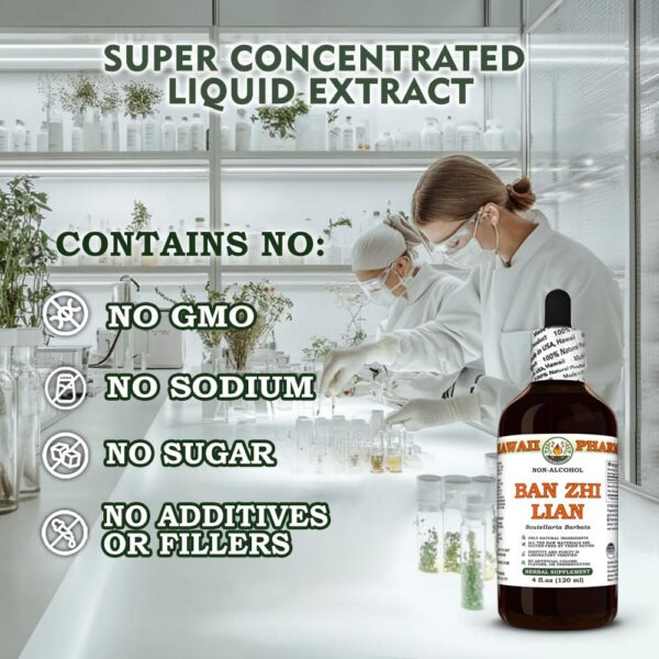 Extracto sin alcohol Ban Zhi Lian botella 32 oz Hawaii Pharm