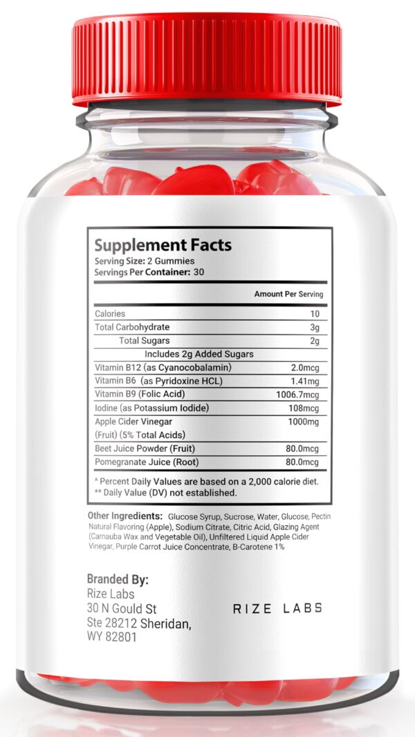 SlimDNA Keto Gummies frasco abierto y gomitas