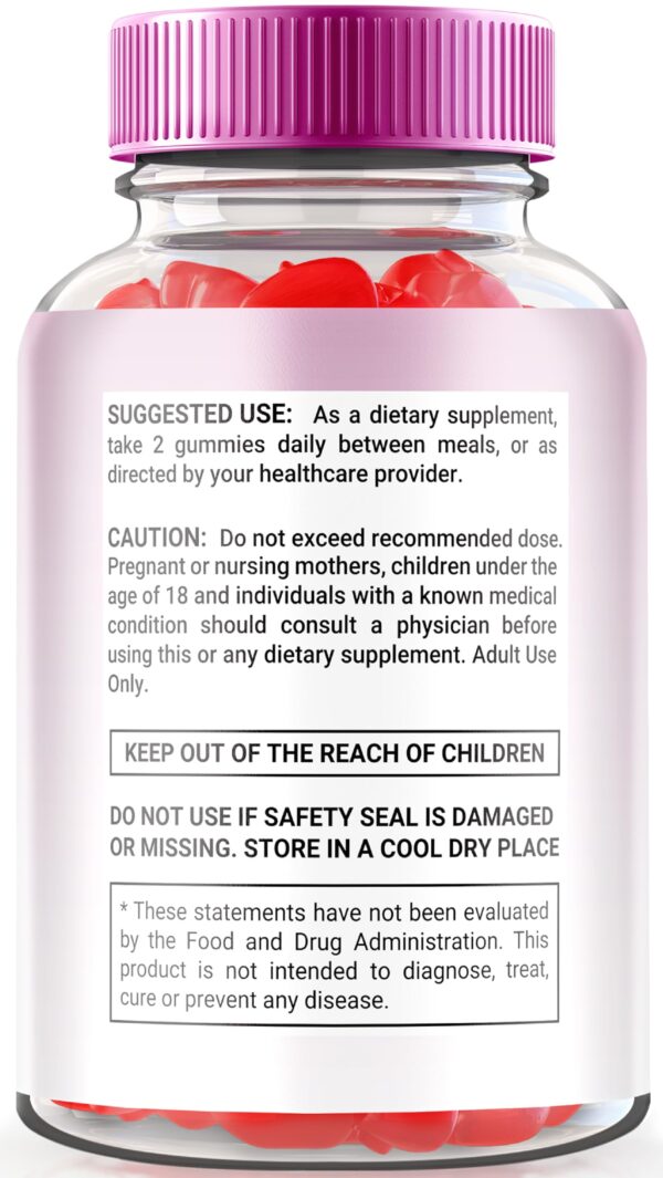 Pack de 60 gomitas Radiant Slim Keto para perder peso