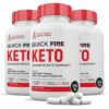 Paquete de píldoras Quick Fire Keto ACV mostrando las cápsulas