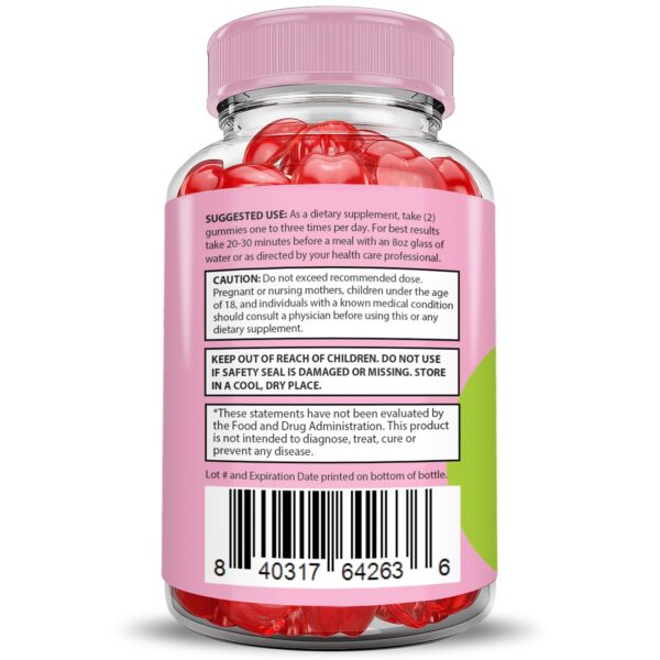 Gomitas de vinagre Fast Track Keto ACV con sabor a frutas naturales