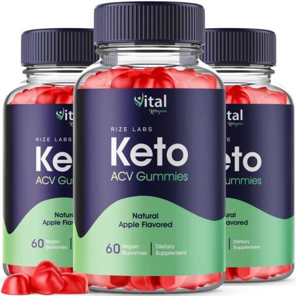 rize labs gomitas keto vital para pérdida de peso y grasa abdominal