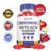 Botella Keto Thrive Gomitas ACV para apoyo saludable extremo