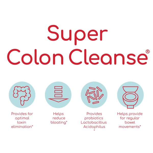 Caja Super Colon Cleanse 120 cápsulas limpieza intestinal
