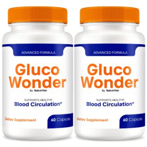 Cápsulas Gluco Wonder para salud general y circulación