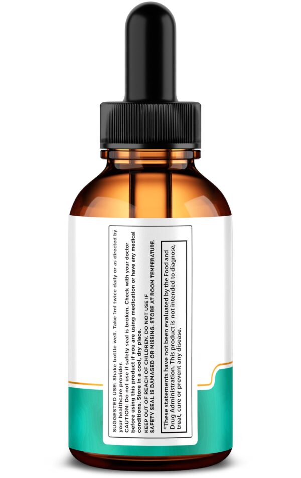 GlucoTonic paquete cinco gotas líquidas soporte natural energía