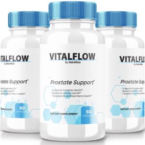 VitalFlow cápsulas suplemento para salud prostática y bienestar