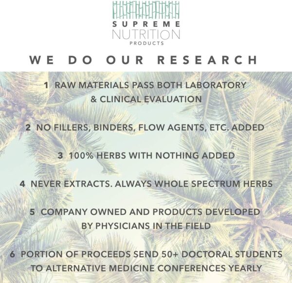 Cápsulas vegetarianas de combinación herbal Supreme Nutrition