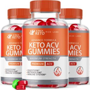 Paquete de gomitas keto con vinagre de manzana rize labs