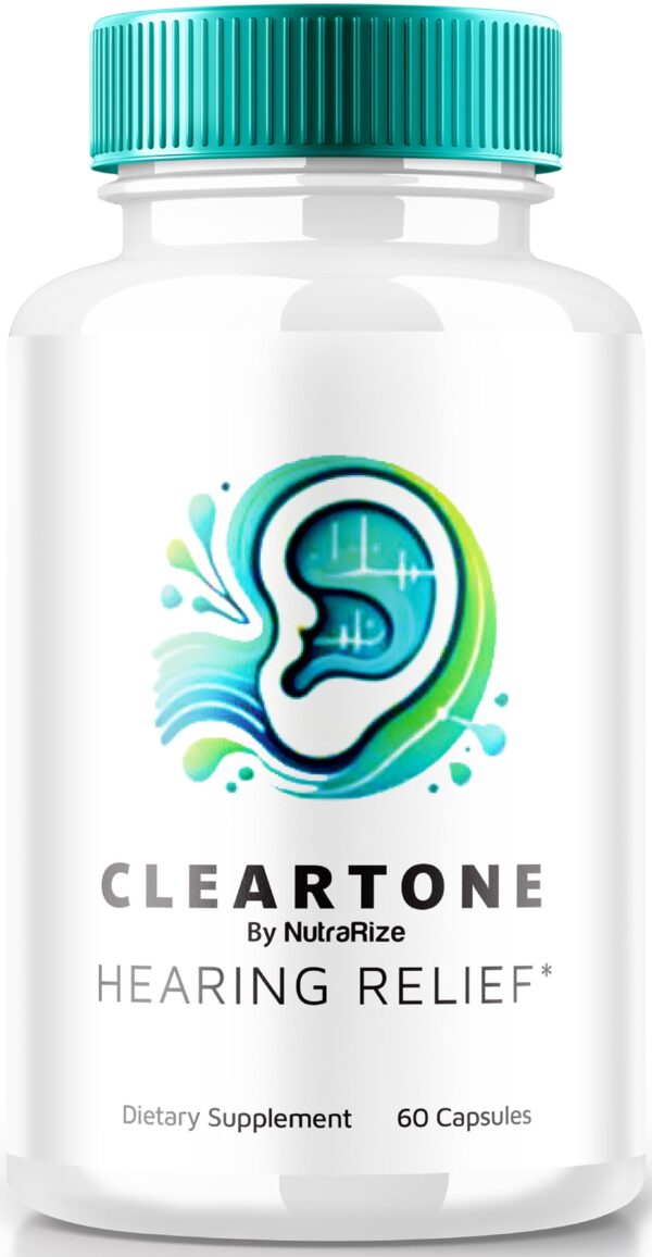 Suplemento NutraRize ClearTone para salud auditiva 60 cápsulas