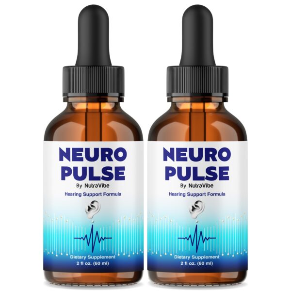 Gotas auditivas Neuro Pulse natural NutraVibe paquete 2 unidades