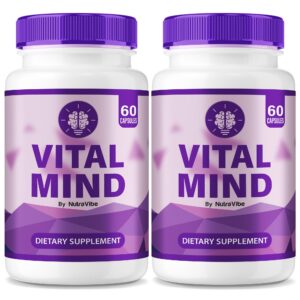 Paquete doble Vital Mind NutraVibe 120 cápsulas para enfoque