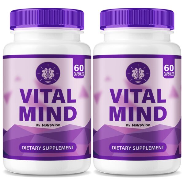 Version 1.0.0 Paquete doble Vital Mind NutraVibe 120 cápsulas para enfoque