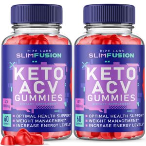 rize labs Slim Fusion Keto ACV gomitas paquete 2 120 piezas
