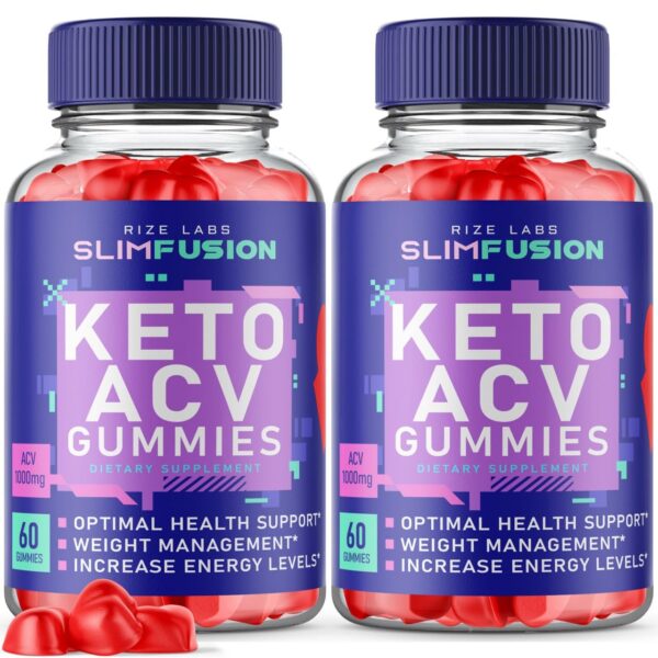 rize labs Slim Fusion Keto ACV gomitas paquete 2 120 piezas