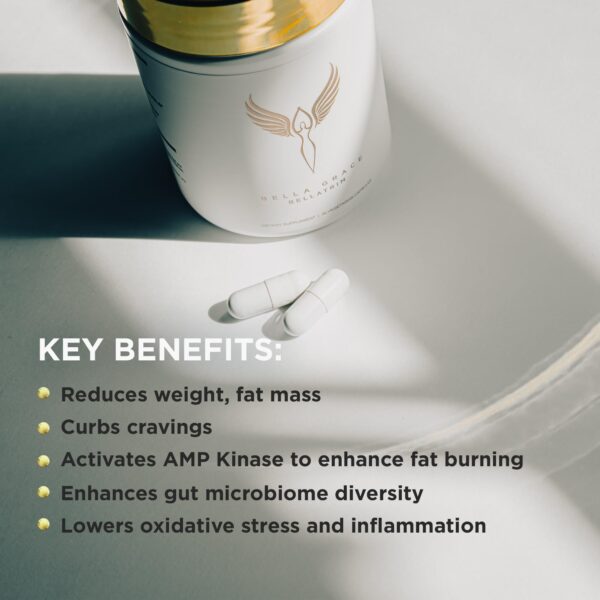 Cápsulas BellaTrim Bella Grace con prebióticos y antioxidantes