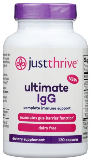 Just Thrive Ultimate IgG suplemento apoyo sistema inmune envase