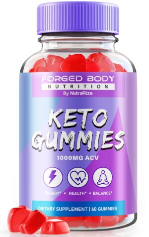 Gomitas Keto Forged Body botella 60 unidades