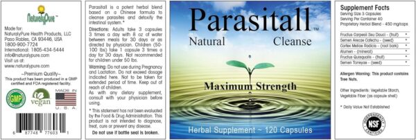 Fórmula natural potente para limpieza intestinal y detox colon