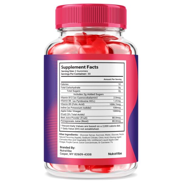 Gomitas Trim Genix Keto ACV etiqueta