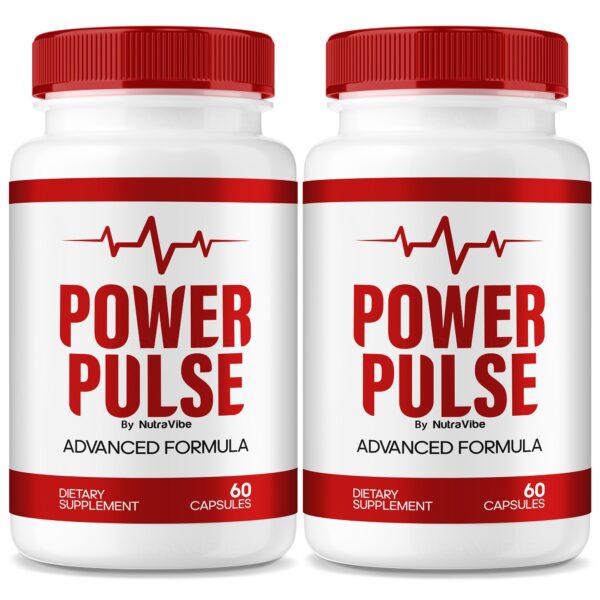 Version 1.0.0 Frasco frontal cápsulas PowerPulse para enfoque y claridad