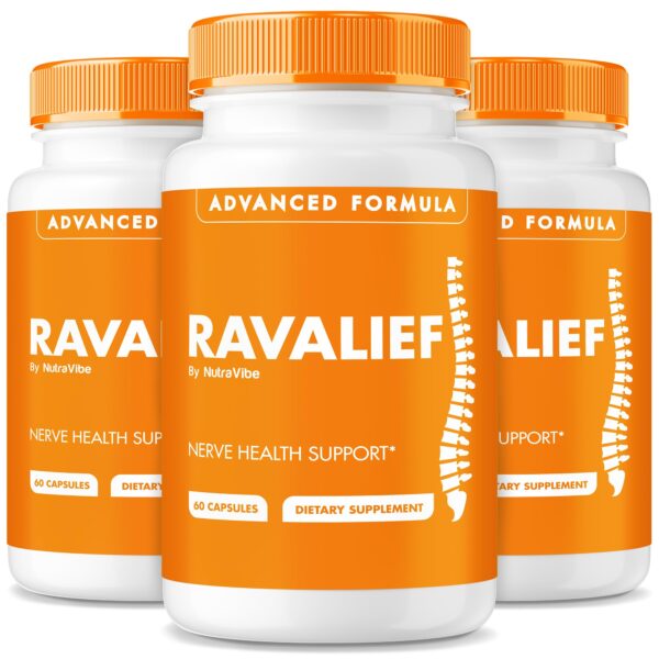 Cápsulas Ravalief para apoyo a la salud nerviosa