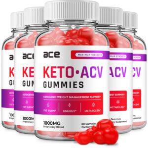 Gomitas Keto Ace ACV paquete 5 para control de peso