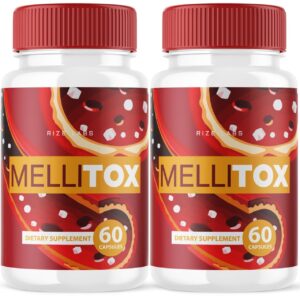 Paquete doble cápsulas MelliTox rize labs suplemento detox corporal