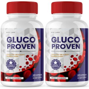 rize labs cápsulas Gluco Proven suplemento natural