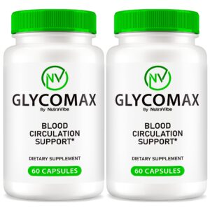 GlycoMax cápsulas paquete doble para salud y circulación