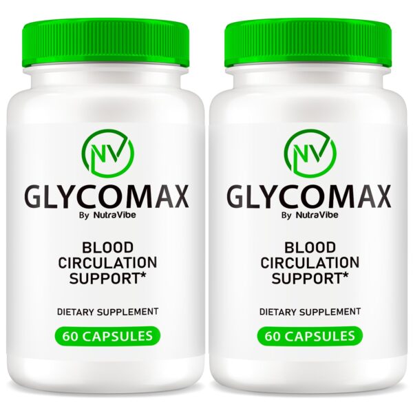 GlycoMax cápsulas paquete doble para salud y circulación
