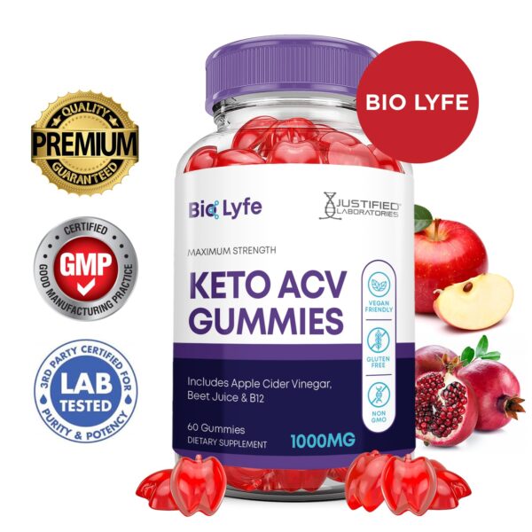 Bio Lyfe Keto ACV gomitas presentación individual