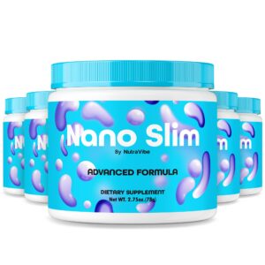 Paquete de 5 frascos de polvo NanoSlim premium