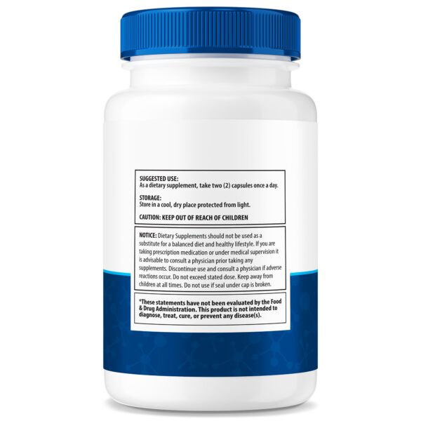 Frasco cápsulas MemoGenesis para claridad y concentración mental