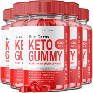 Gomitas Slim Detox Keto ACV envase frontal 300 unidades
