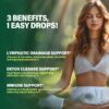 Etiqueta del suplemento DetoxenNATURE gotas linfáticas