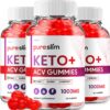 Gomitas Pure Slim Keto ACV en envase frontal con diseño atractivo