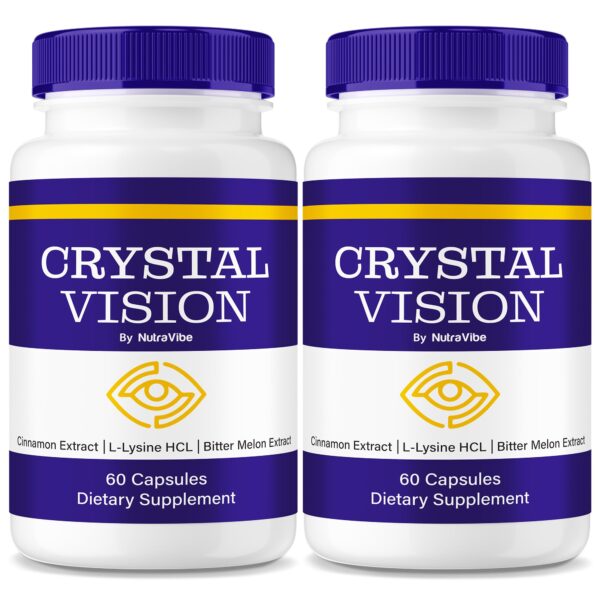 Paquete doble de cápsulas Crystal Vision para salud ocular diaria