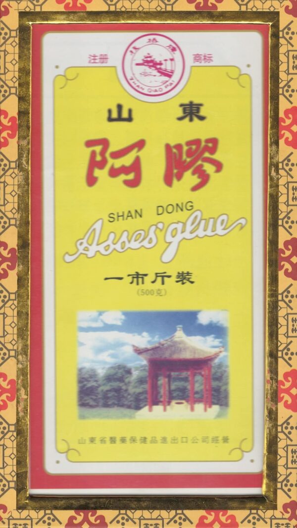 Bloque individual de Ejiao Y2X para nutrición tradicional del Yin