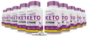 Fast Active Keto ACV Extreme cápsulas soporte keto vinagre manzana té verde